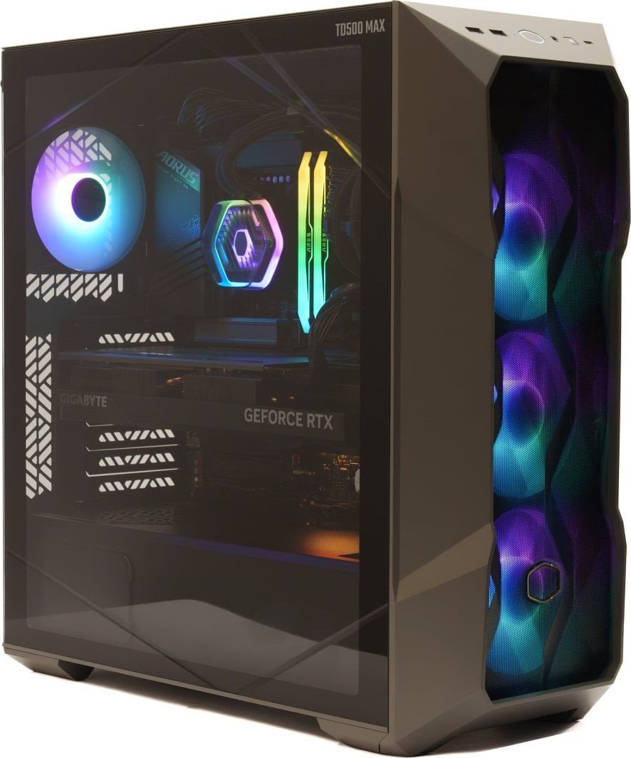 Komputer Cooler Master TD 500 MAX 500 Max, Core i5-14600K, 32 GB, RTX 4080 SUPER, 1 TB M.2 PCIe Windows 11 Home