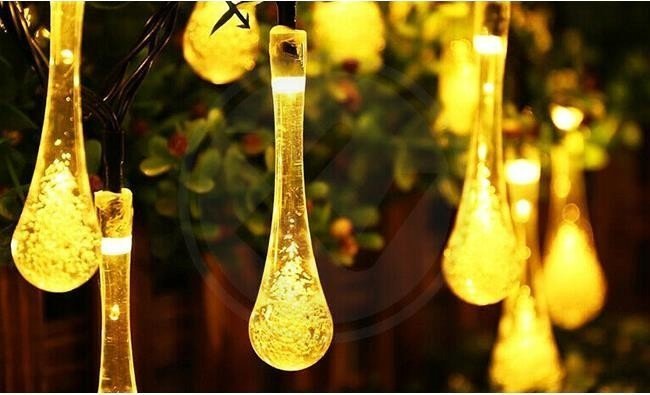 Masterled Girlanda małe łezki 1,5/7cm na balkon solarna Led