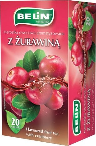Big Active BELiN Herbatka owocowa o smaku żurawiny - 4 szt