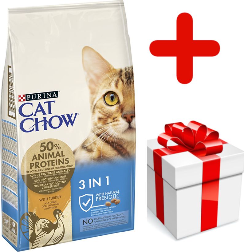Purina PURINA Cat Chow Special Care 3w1 - 15kg + niespodzianka dla kota GRATIS!