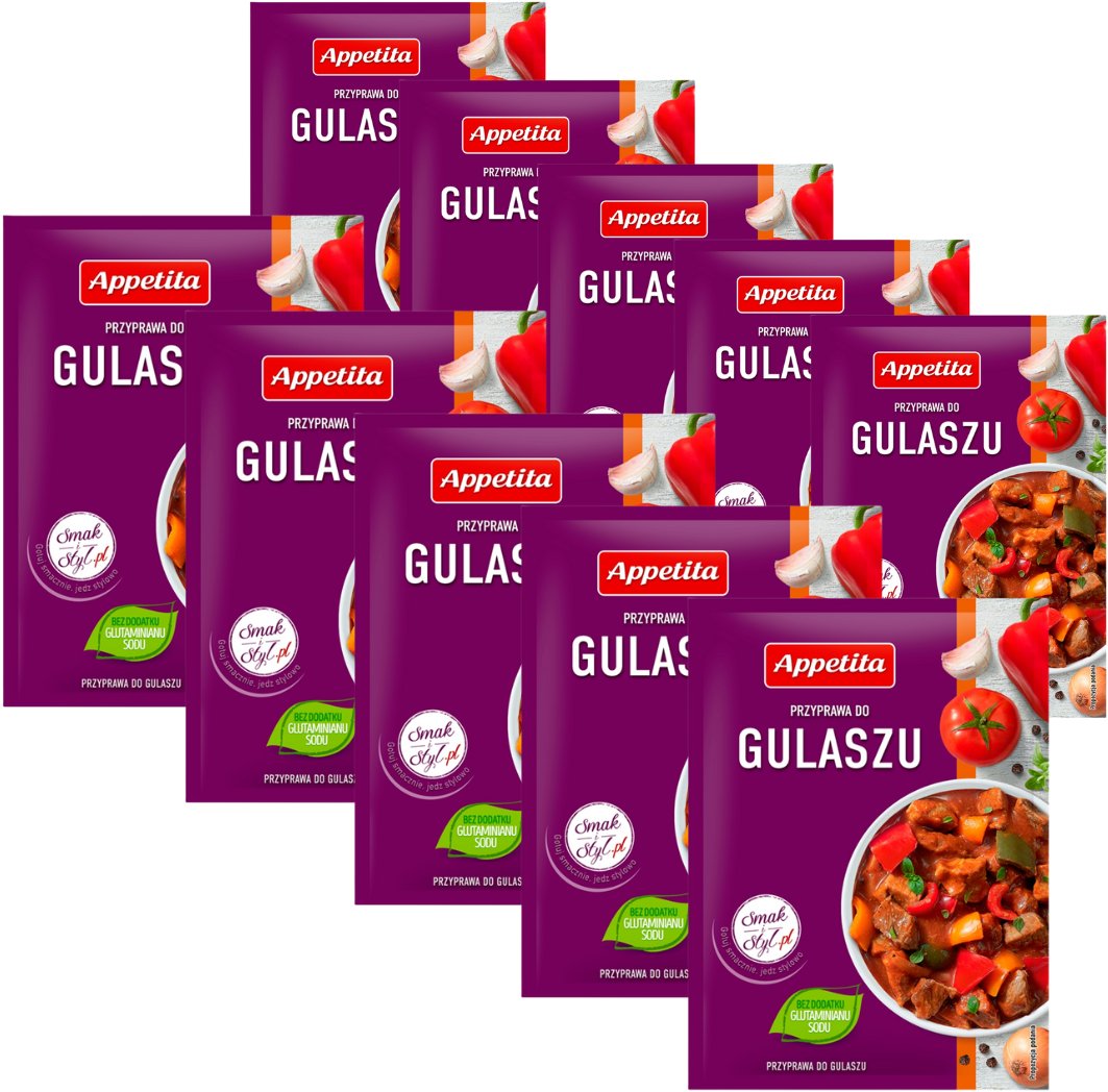 Appetita Przyprawa do gulaszu 20 g x 10 sztuk