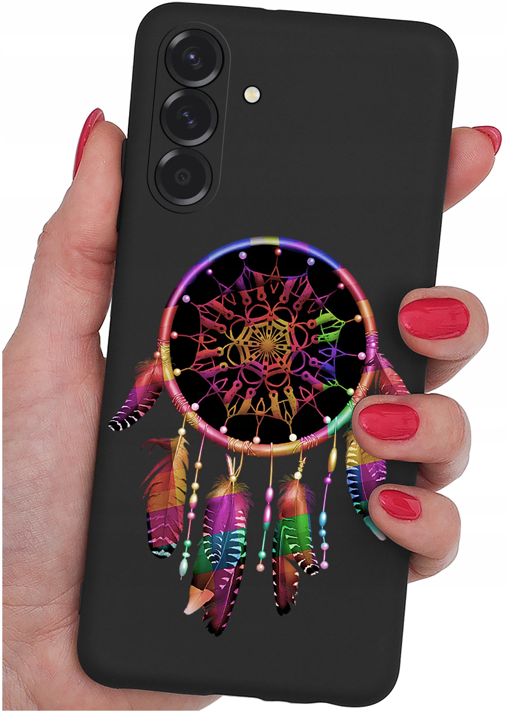 ETUI do Samsung A26 5G | WZORY | SILIKONOWE MATT CASE + SZKŁO 9H