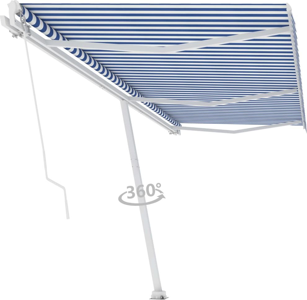 vidaXL Wolnostojąca, ręcznie zwijana markiza, 600x300 cm