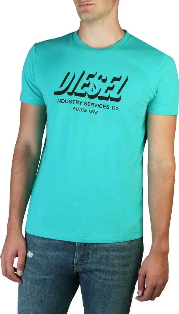 Diesel T-shirty marki Diesel model T-DIEGOS-A5_A01849_0GRAM kolor Niebieski. Odzież Męskie. Sezon: Cały rok S