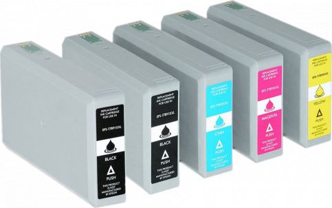 Tusz Epson 5x Tusz Do Epson T7891-7894 65/34ml CMYK