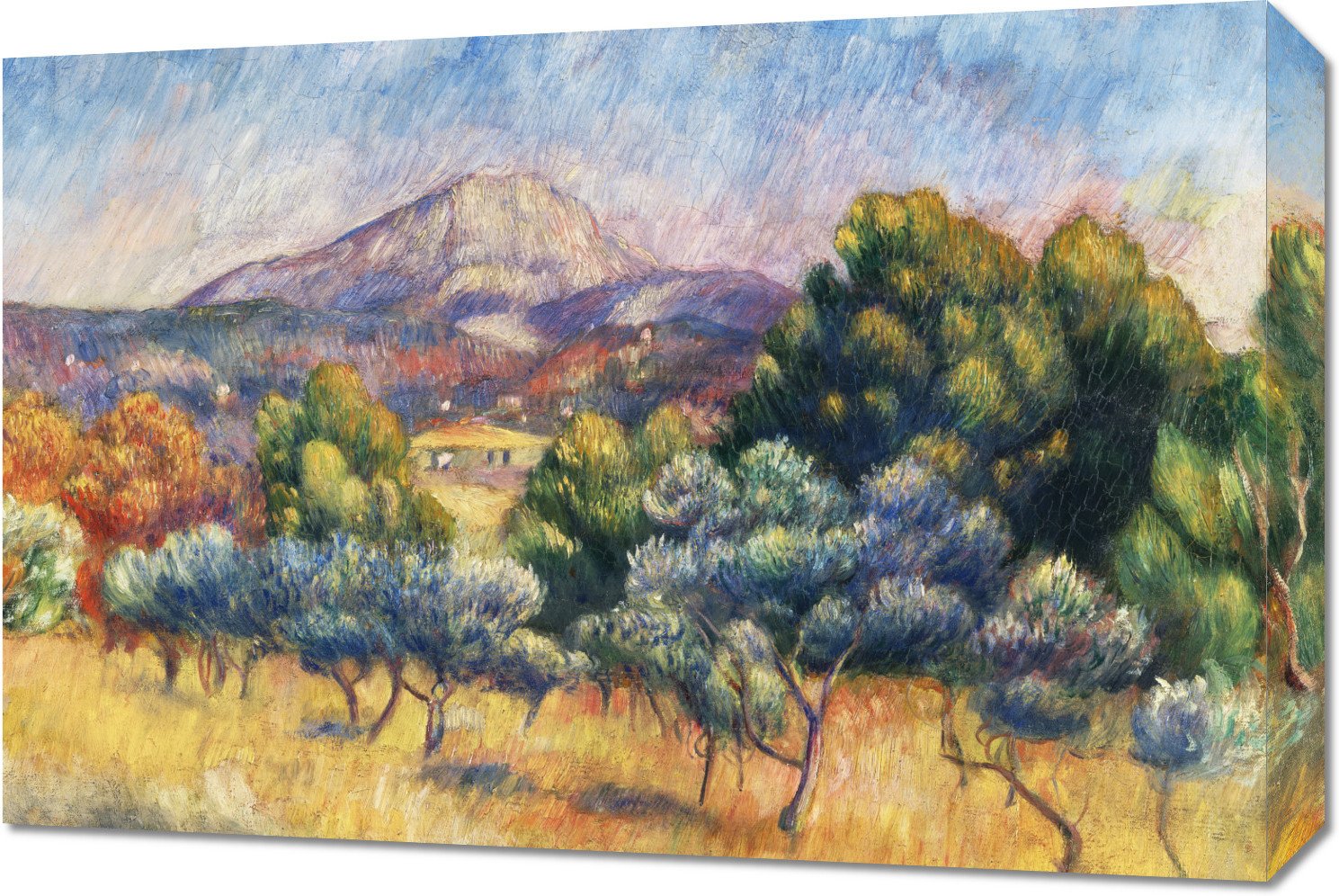 Obraz 60x40cm Montagne Sainte-Victoire, Pierre-Auguste Renoir