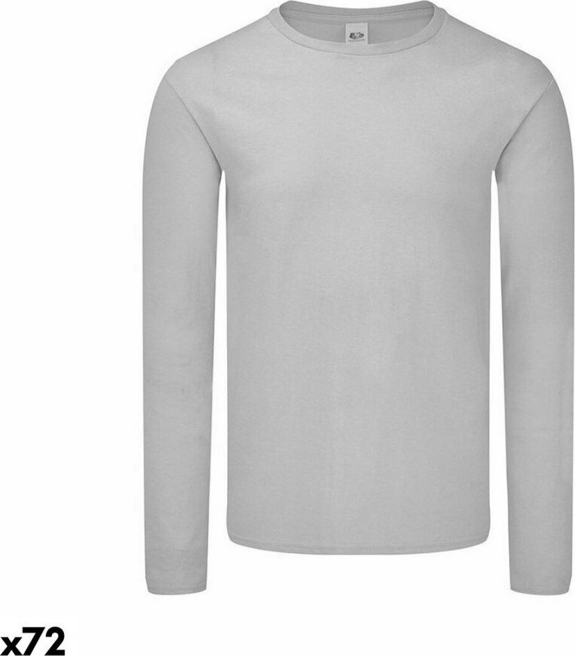 BigBuy Fashion Koszulka z długim rękawem Unisex 141330 100% bawełny (72 Sztuk) - Granatowy