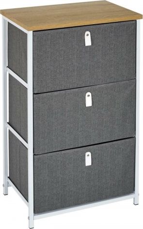 Intesi Komoda z 3 szufladami Indig szara