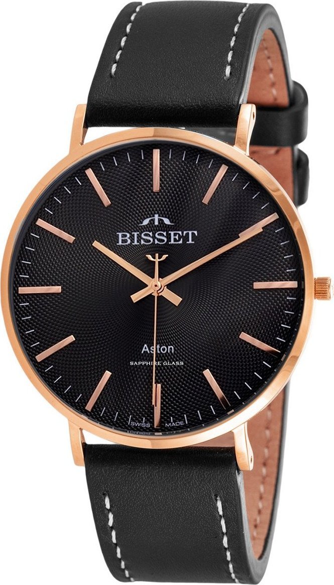 Zegarek Bisset Zegarek męski Bisset BIS195 czarny