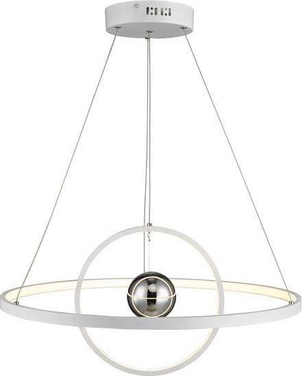 Lampa wisząca DAR MERCURYLampa Sufitowa HORIZONTAL 2 SPHERE Kolor Biały LED