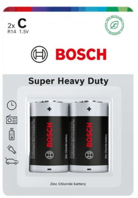 BATERIA BOSCH 2SZT C SUPER HEAVY DUTY R14SHD2B/00