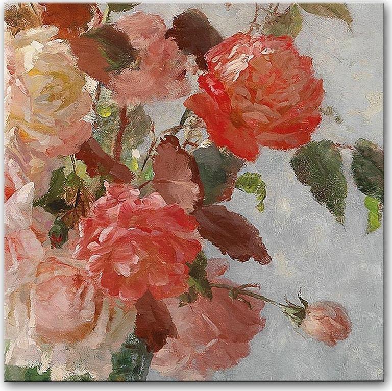 ART-POL Obraz na płótnie 30x30cm kwitnące róże