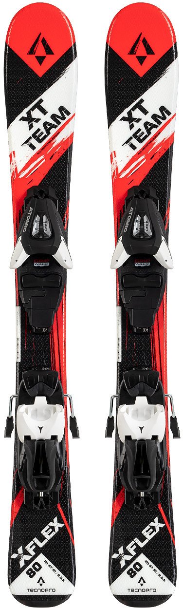 Narty dziecięce TECNOPRO XT TEAM + wiązania ATOMIC LC5 z GRIP WALK 80 cm