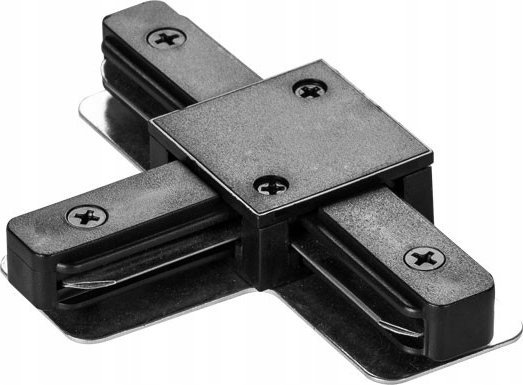 DPM Złączka typu "T" do szyny natynkowej, czarna, X-LINE