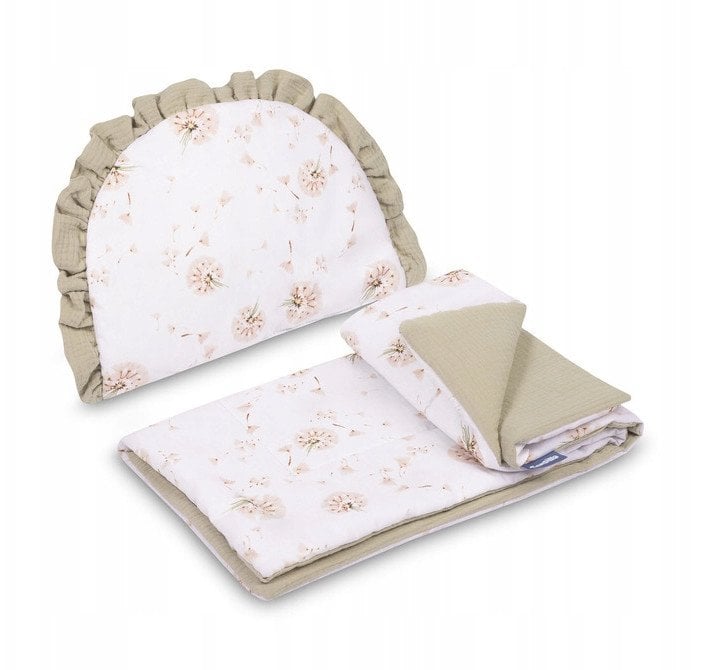 KOMPLET DO WÓZKA MUŚLIN DMUCHAWCE BEŻOWY