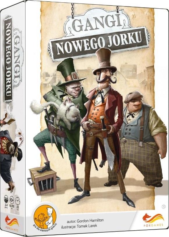 FoxGames Gra - Gangi Nowego Jorku (oprawa miękka)