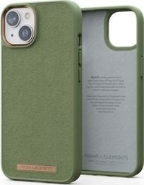 Njord by Elements Etui zamszowe do iPhone 14 Plus Olive Comfort+