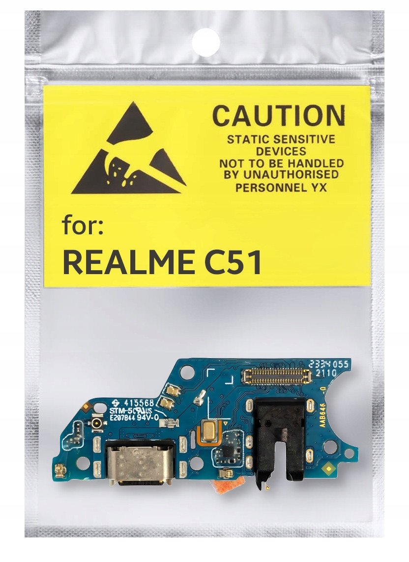 ORYGINAŁ PŁYTKA GNIAZDO ŁADOWANIA USB ZŁĄCZE FLEX DO REALME C51 RMX3830 (5904858351312)