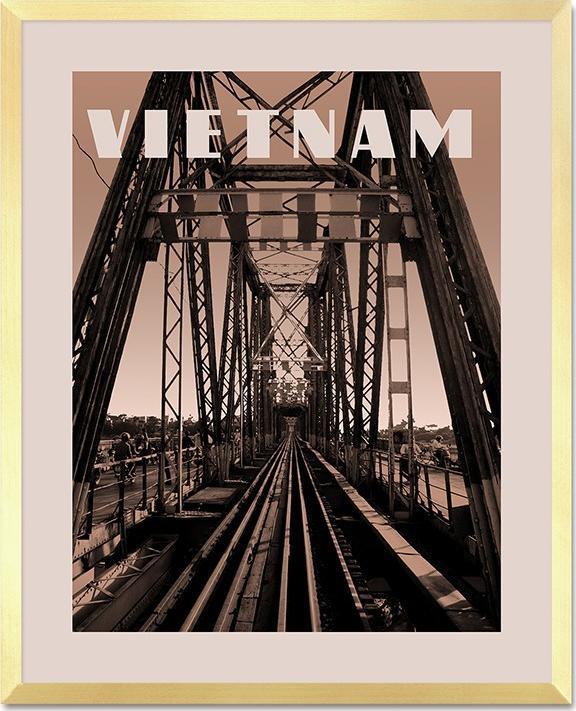 ART-POL Obraz na płótnie most w Wietnamie