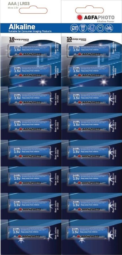 Agfa Bateria AAA / R03 16 szt.