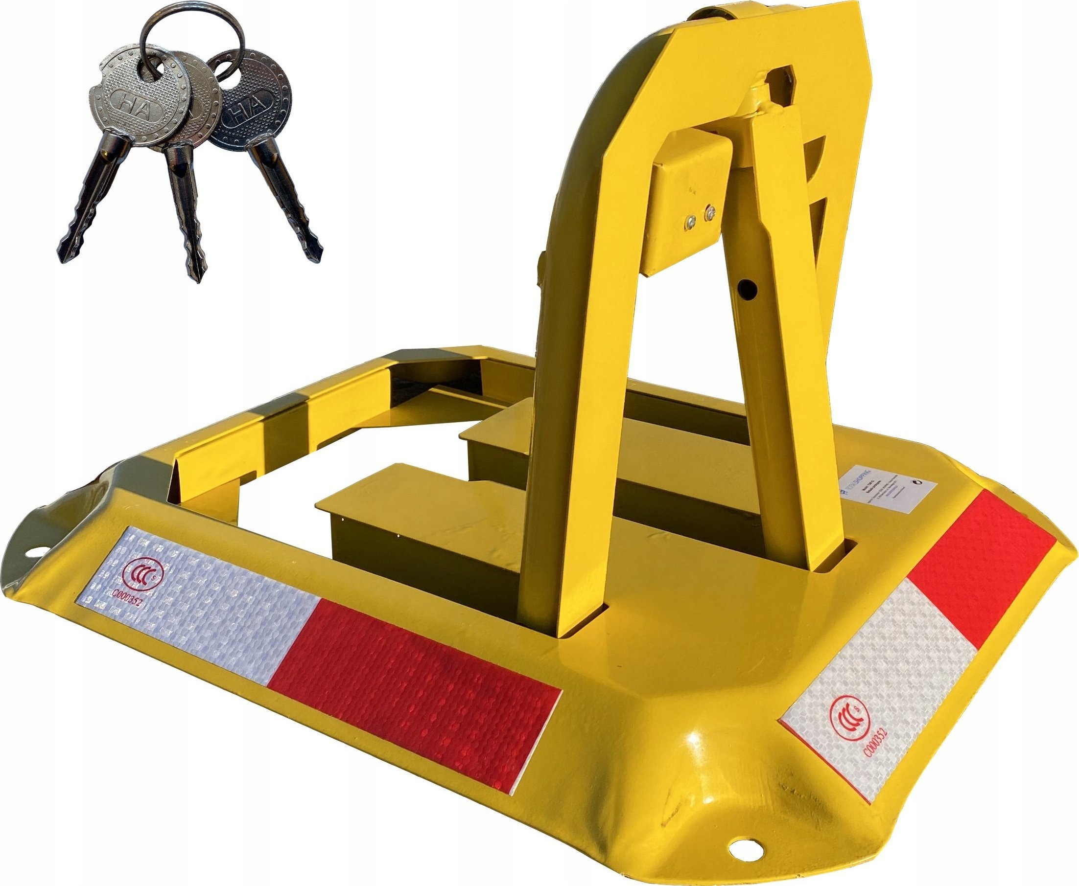 Total shopping Blokada Parkingowa Na Klucz Słupek Składany Tsbp-01