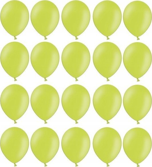 Balony Apple Green 25cm Pastelowe 20szt na ślub