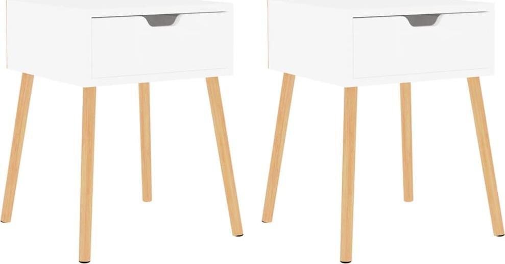 vidaXL vidaXL Szafki nocne, 2 szt., białe, 40x40x56 cm, płyta wiórowa