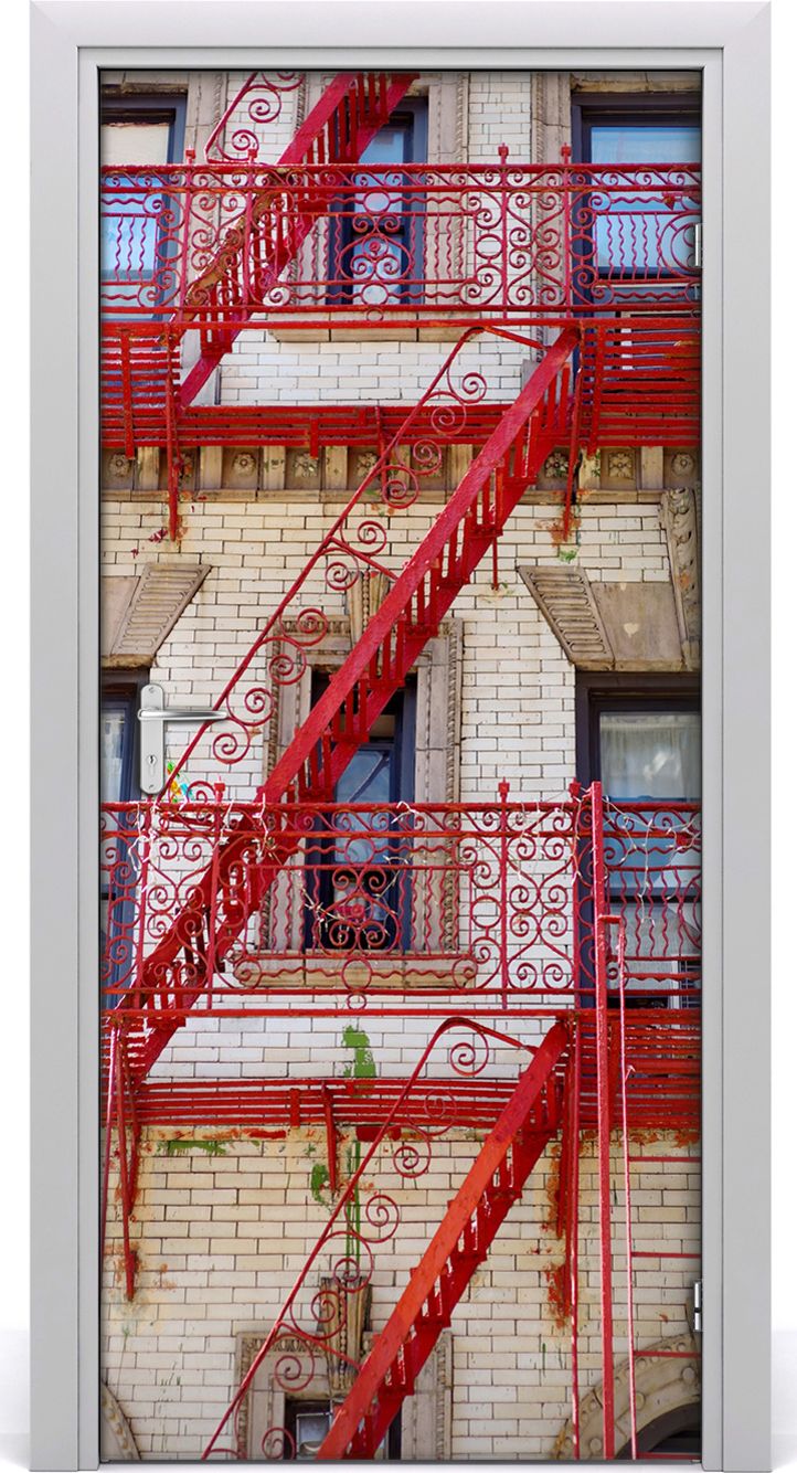 Tulup Fototapeta samoprzylepna na drzwi 95 x 205 cm schody