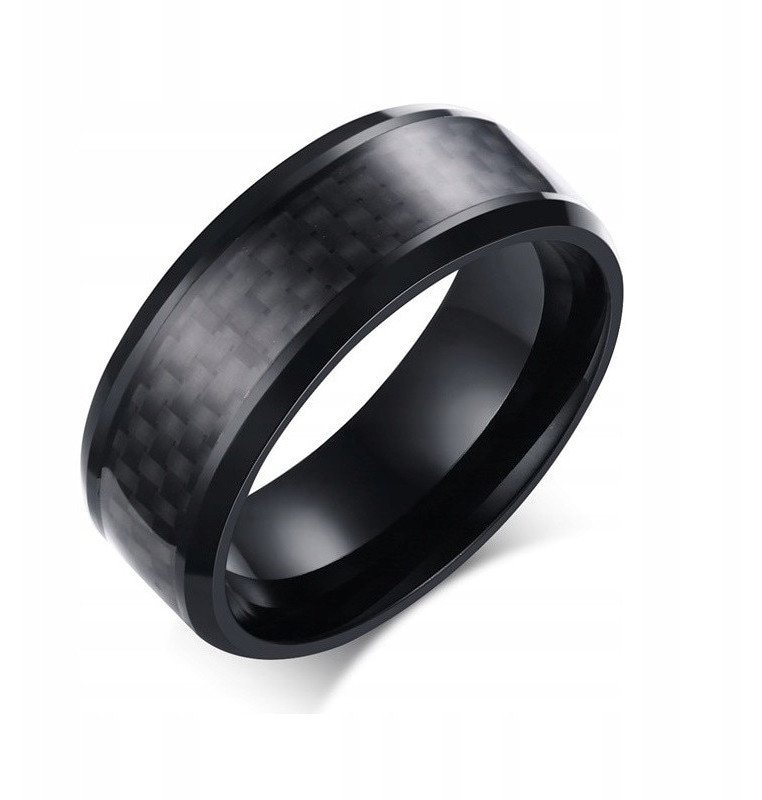 OBRĄCZKA PIERŚCIEŃ z Wolframu WOLFRING EU25 US11
