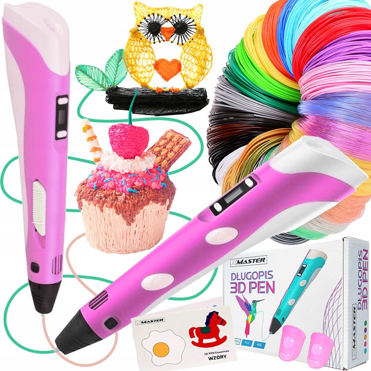 Długopis 3D XMaster Pen 2 Zestaw + Wkłady 100m R