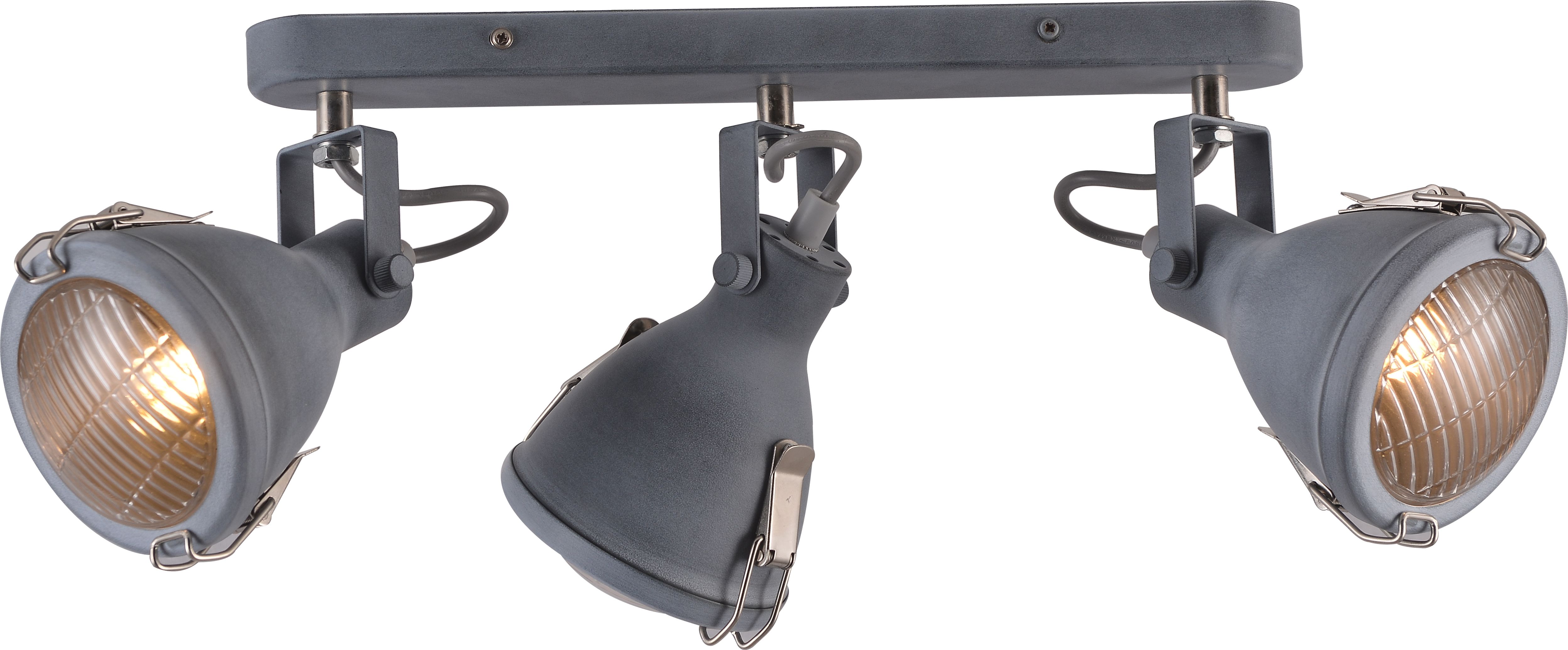 Lampa sufitowa Candellux Spot natynkowy szary Candellux CRODO 93-71125