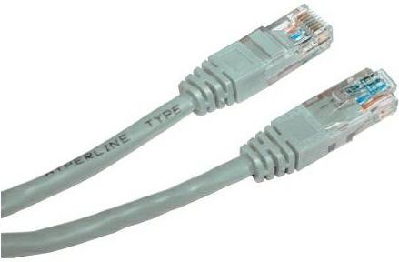 Patchcord Crosover, UTP, Cat.5e, 5m, szary