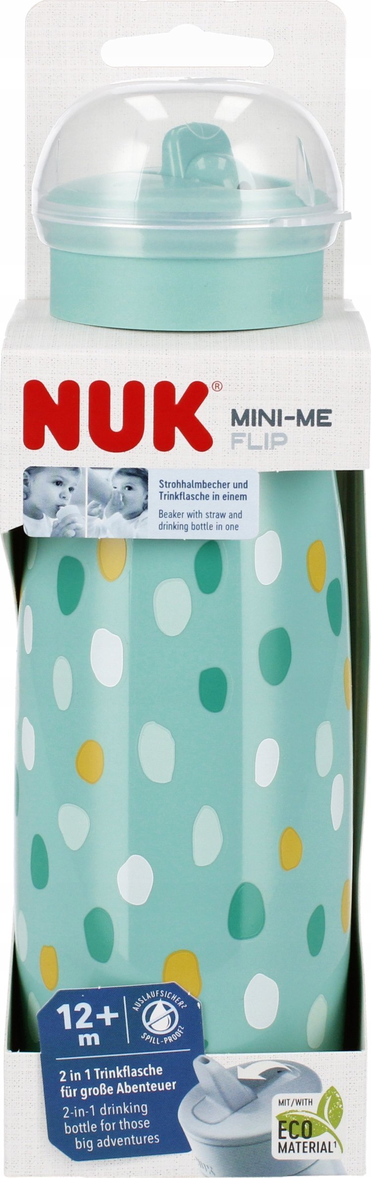 NUK NUK KUBEK 450ML MINI-ME 12M TURKUS 10751546 1/6