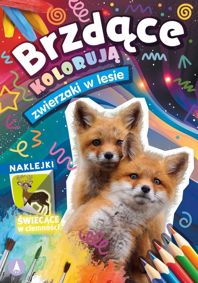 Craft with Fun Brzdące kolor.Zwierz.w lesie nakl.św.w ciemn.78268