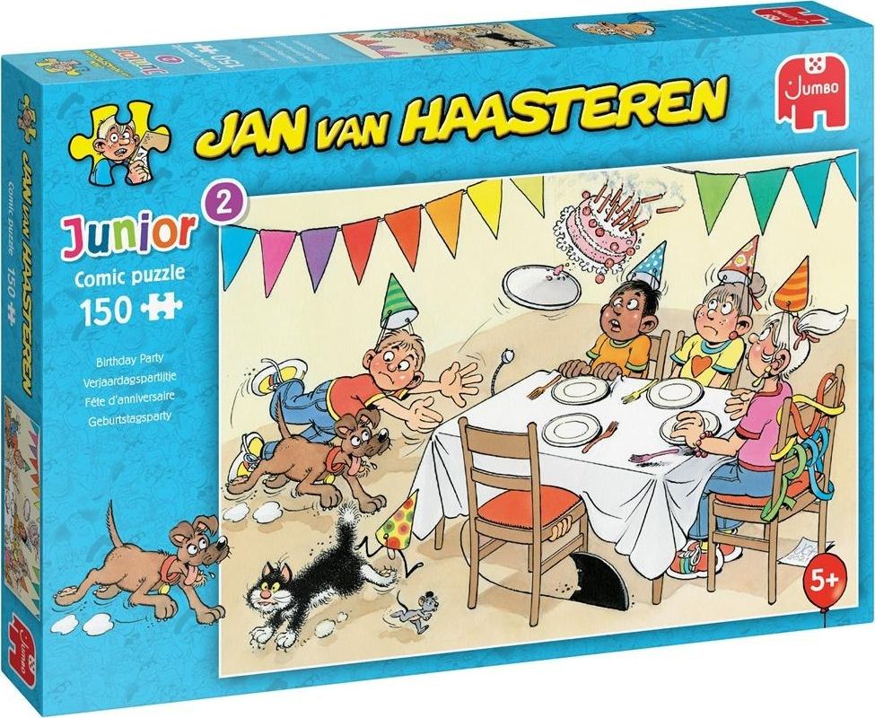 Jumbo Puzzle Junior 150 Haasteren Impreza urodzinowa G3