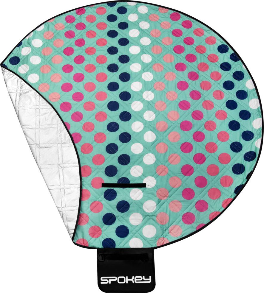 Spokey Koc piknikowy PICNIC DOTS kropki śr. 140 cm