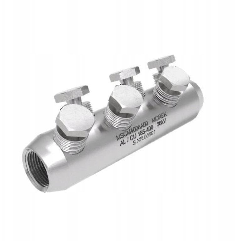 Złączka śrubowa MSCM400 Al/Cu 185-400mm 36kV 6xśruba aluminiowa zrywalna MSCM4006A00