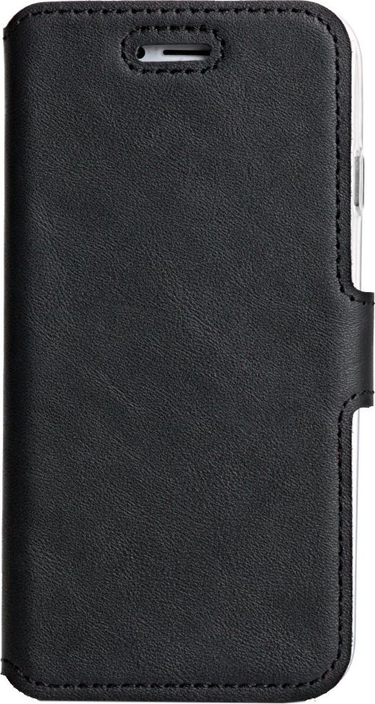 Surazo Etui na telefon Surazo ze skóry naturalnej Slim cover - Dakota Czarny