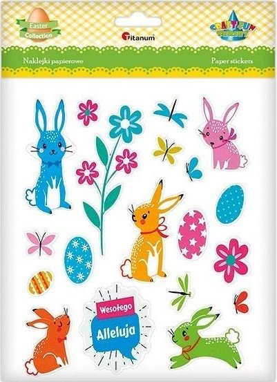 Cozywood Naklejki papierowe Wielkanoc 19szt.