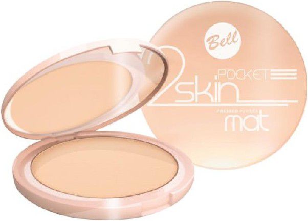 Bell Puder matujący "2 Skin" Pocket nr 043 beige prasowany 9g