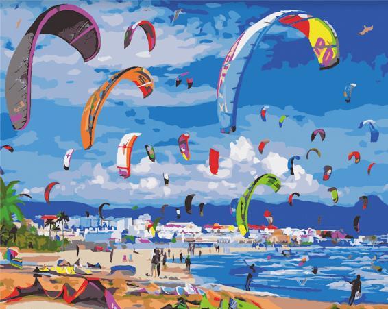 Malowanie po numerach - Kite