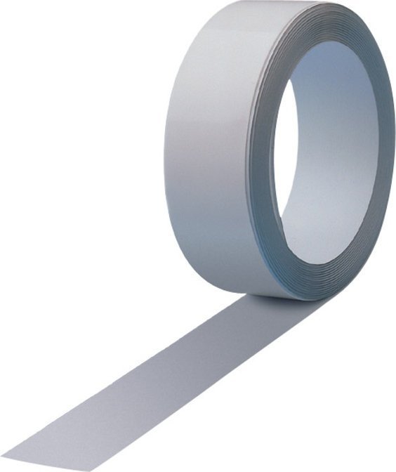Maul Magnetband 1m weiß selbstklebend