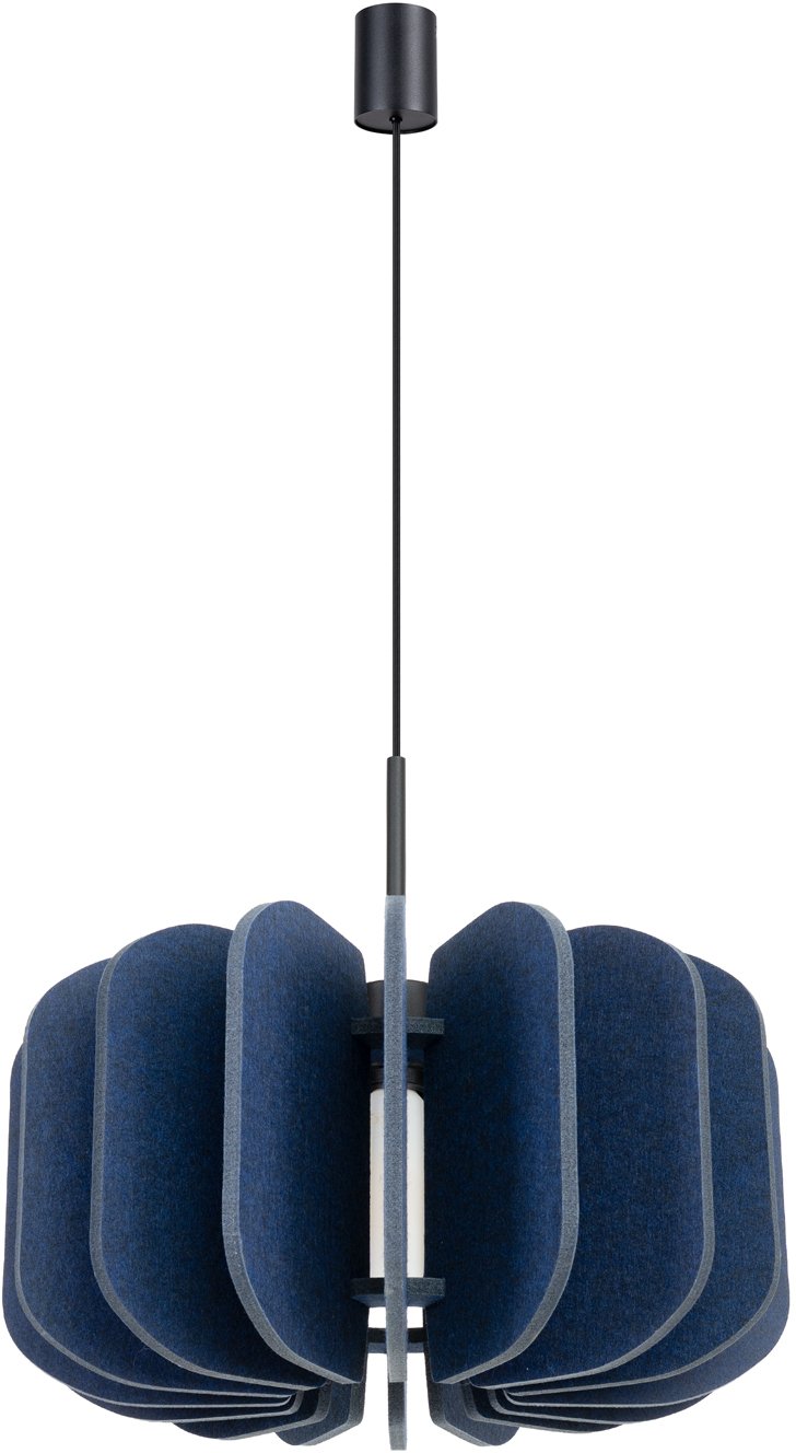 Lampa wisząca Sollux Lighting Lampa Wisząca Mula 45 Granatowa E27 15Ww