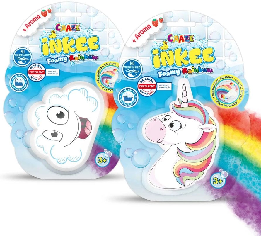Vonios bomba Craze Inkee Rainbow Unicorn and Cloud