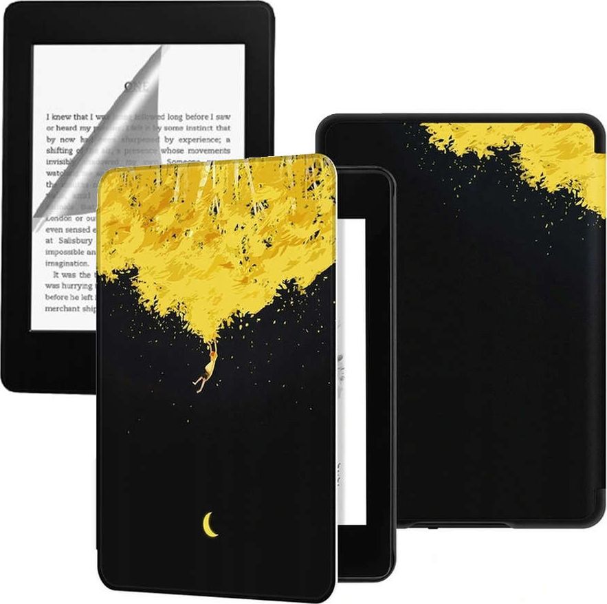 Alogy Etui obudowa Alogy Smart Case do Kindle Paperwhite 4 2018/ 2019 Złote Drzewo + Folia ochronna