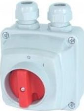 Elektromet Łącznik krzywkowy 0-I 3P 25A w obudowie na kłódkę IP44 Łuk E25-13/5 (952514)