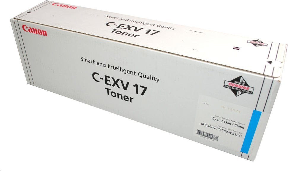 Toner Canon C-EXV17 Cyan Oryginał (CF0261B002)