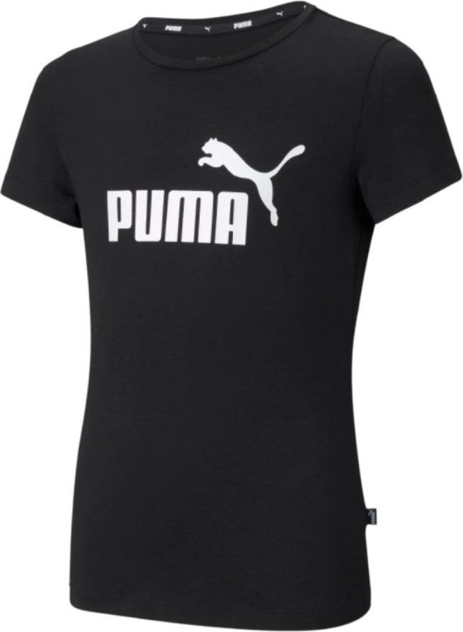 Puma Koszulka dla dzieci Puma ESS Logo Tee G czarna 587029 01 128cm