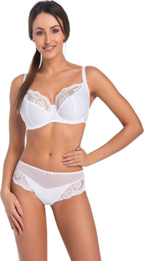 Teyli Biustonosz miękki Exclusive biały Biały 70D