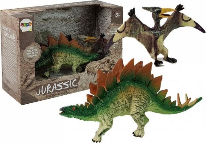 Figurka Lean Sport Zestaw Dinozaurów - Stegosaurus, Pteranodon (6856)